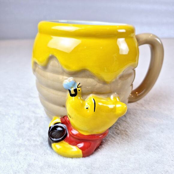 Disney Winnie the Pooh Honey Pot Mug 23 oz 3D Ceramic Hunny Coffee Cup - Picture 1 of 8